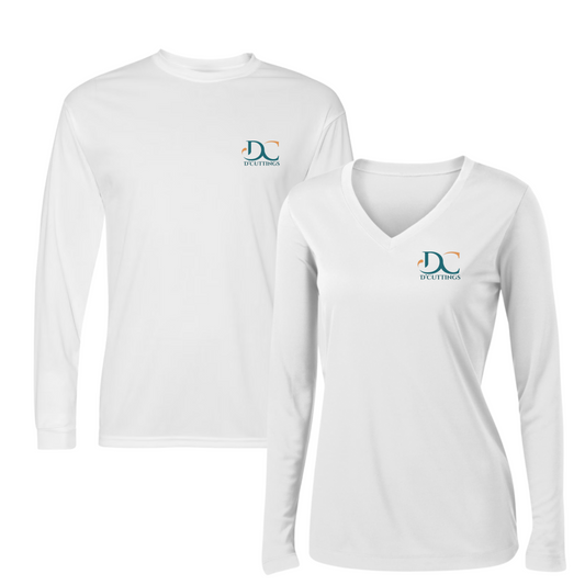 Camisa Manga Larga Poliéster – Diseño en Pecho y Espalda