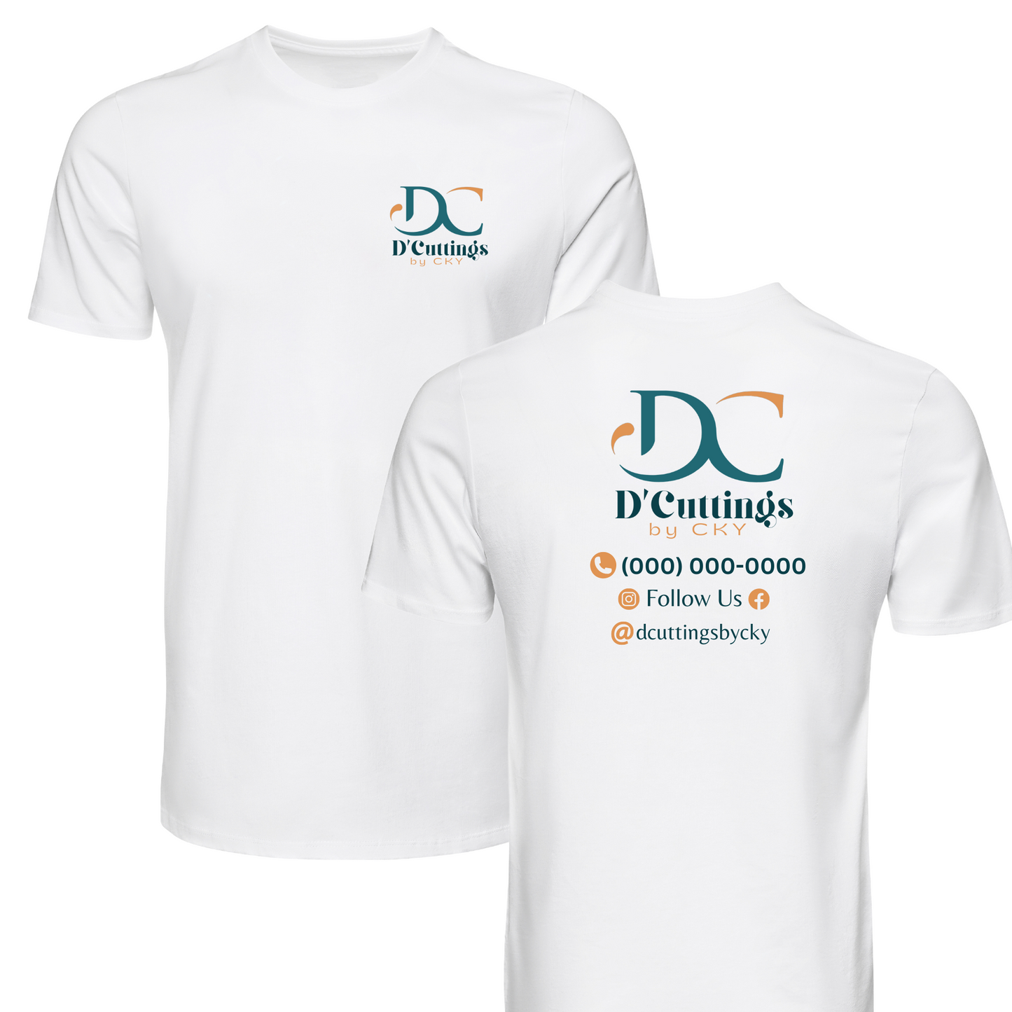 Camisa Corporativa Personalizada – Frente con Logo y Espalda Informativa