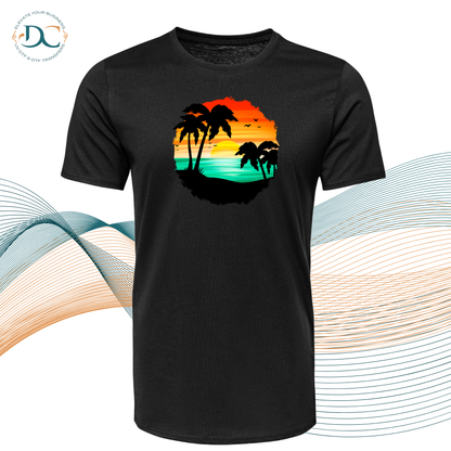 Tropical Sunset GRN T-shirt