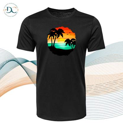 Tropical Sunset (Green) DTF