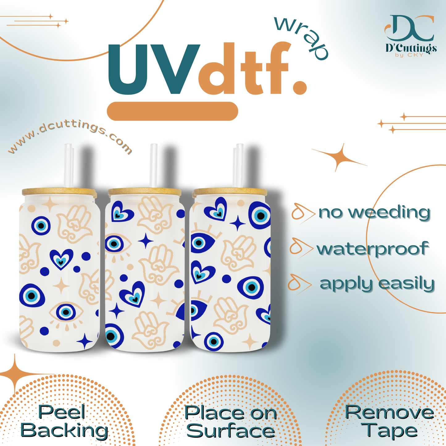 Evil Eye - UV DTF Wrap