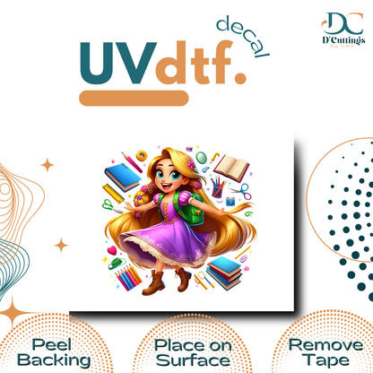 Rapunzel BTS - UV DTF Decal