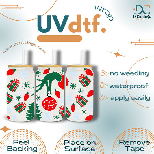 GrinchMax - UV DTF Wrap