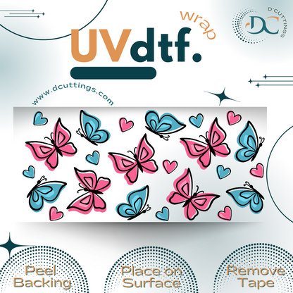 Butterflies - UV DTF Wrap