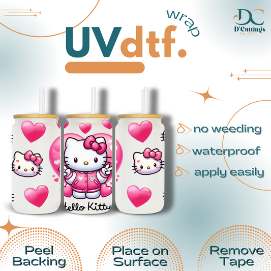 Kitty Peace - UV DTF Wrap