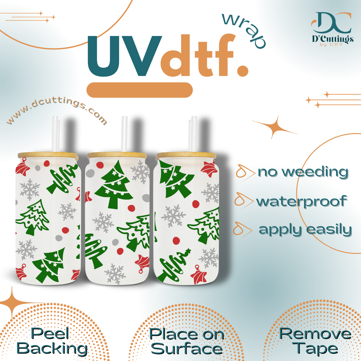 X-Mas Tree - UV DTF Wrap