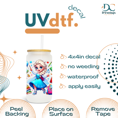 Elsa BTS - UV DTF Decal