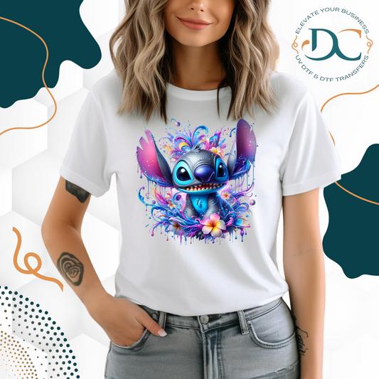 Stitch Colorful  - DTF Transfer