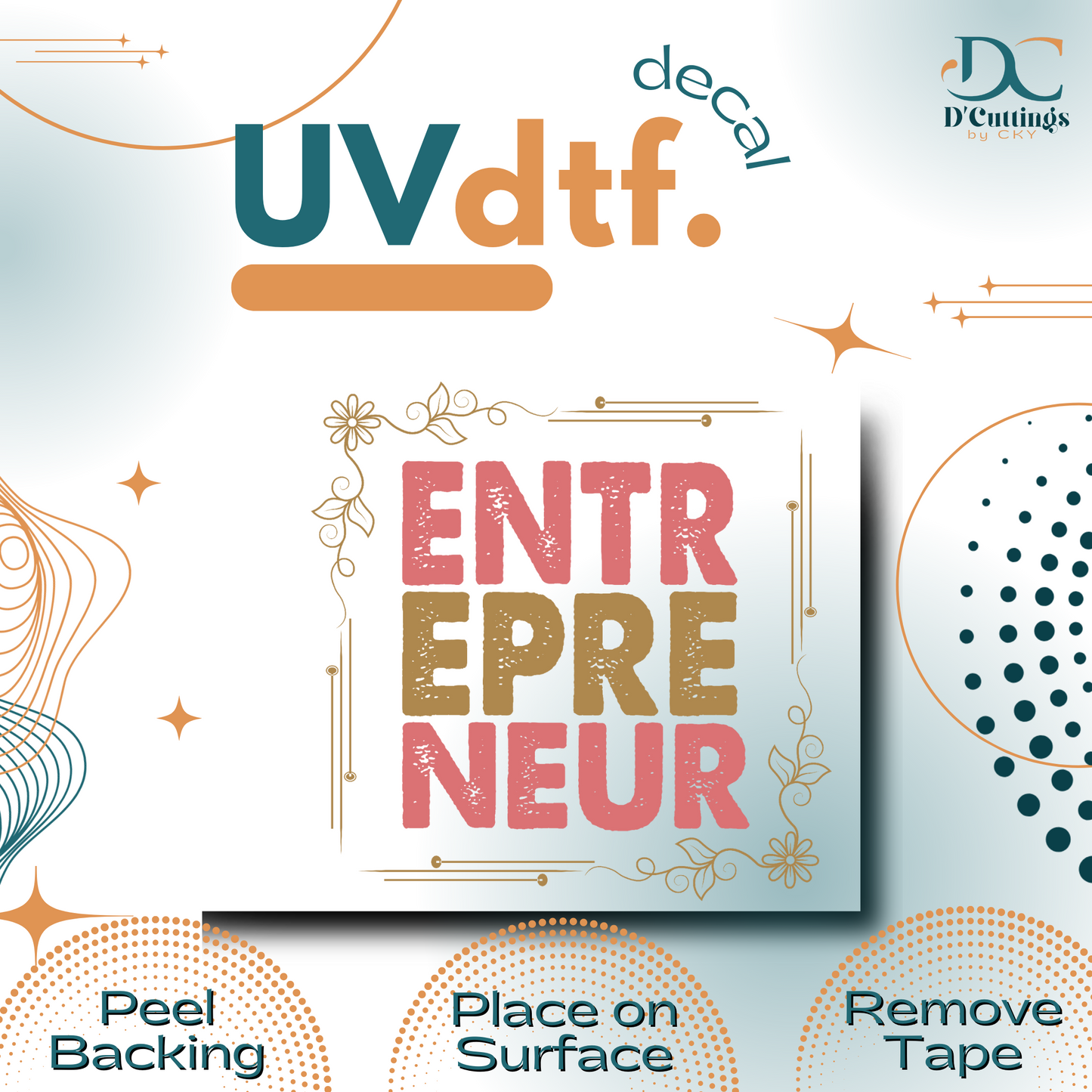 Entrepreneur - Small UV DTF Decal