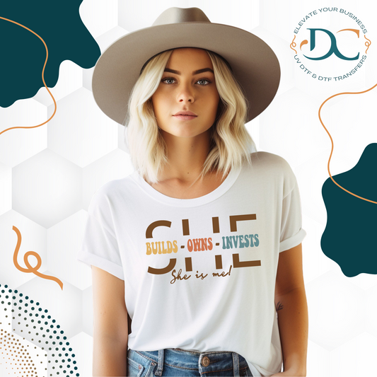 She is Me - DTF Apparel Transfer