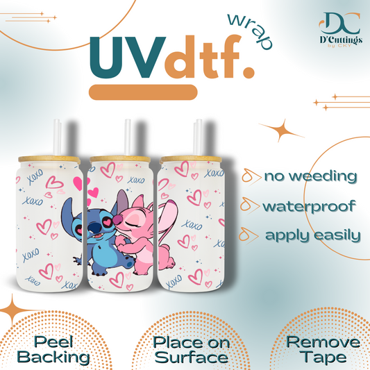 Xoxo Stitch - UV DTF Wrap