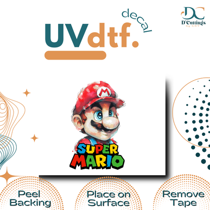 Super Mario - UV DTF Decal