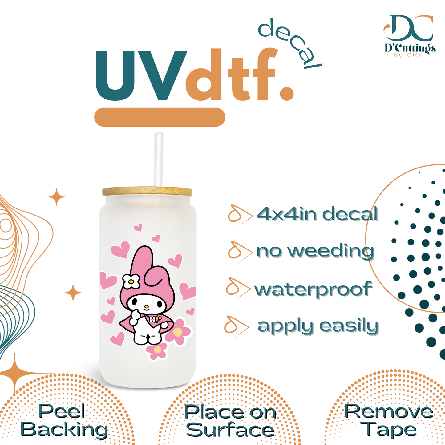 My Melody - UV DTF Decal