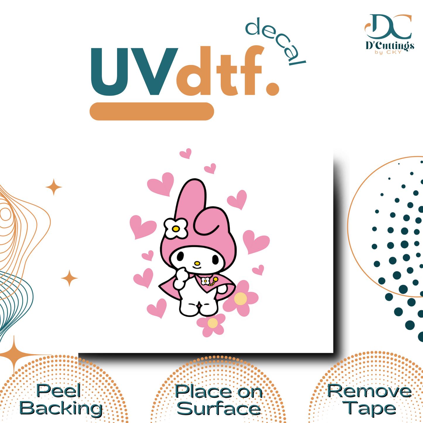 My Melody - UV DTF Decal