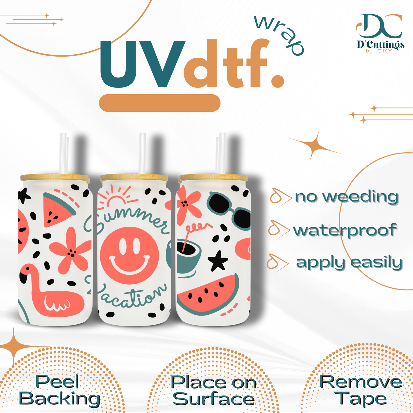 Summer Vacation - UV DTF Wrap