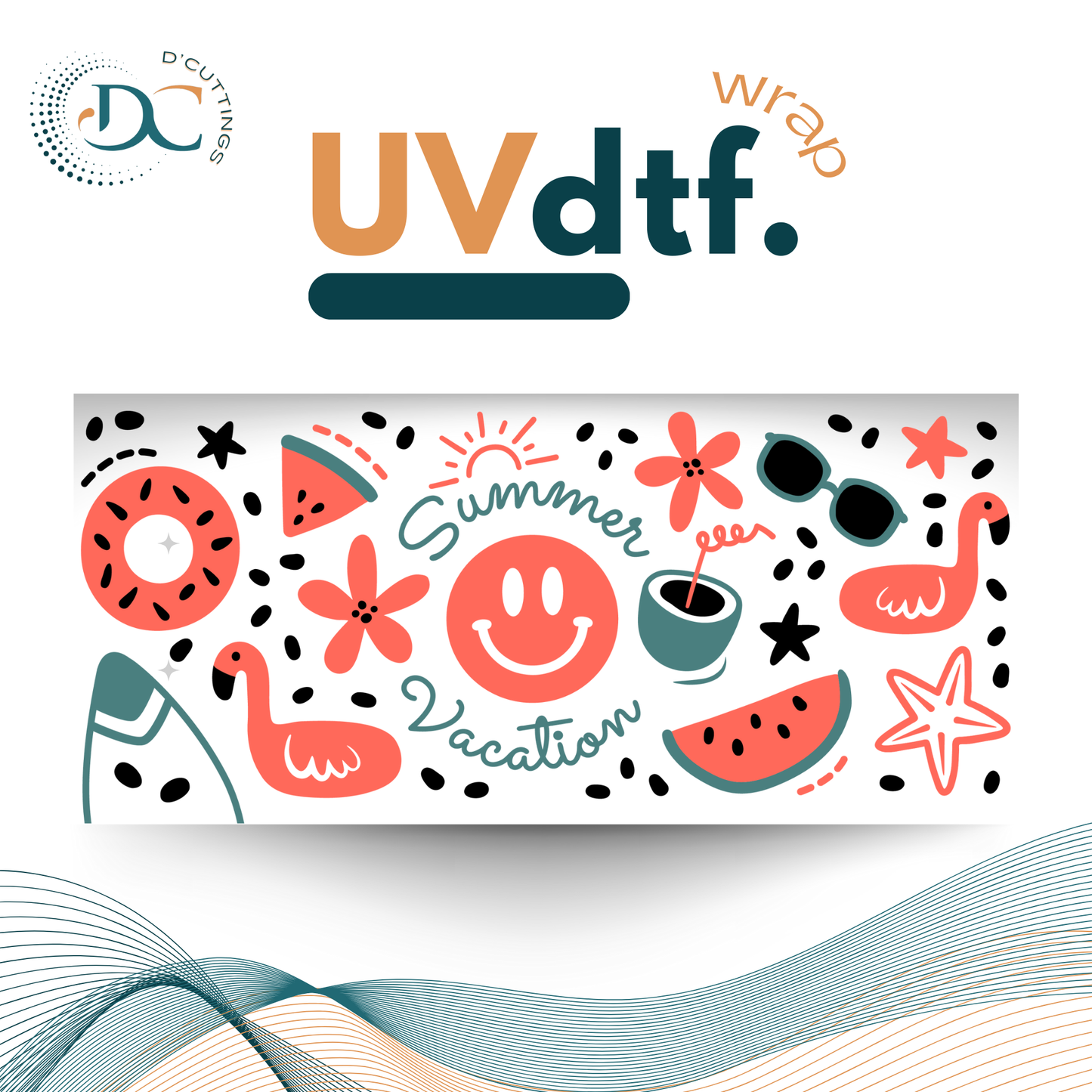 Summer Vacation - UV DTF Wrap