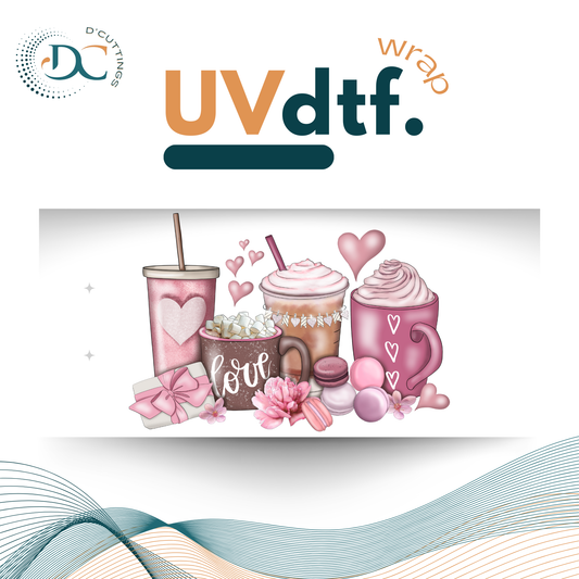 Cups of Love  - UV DTF Wrap