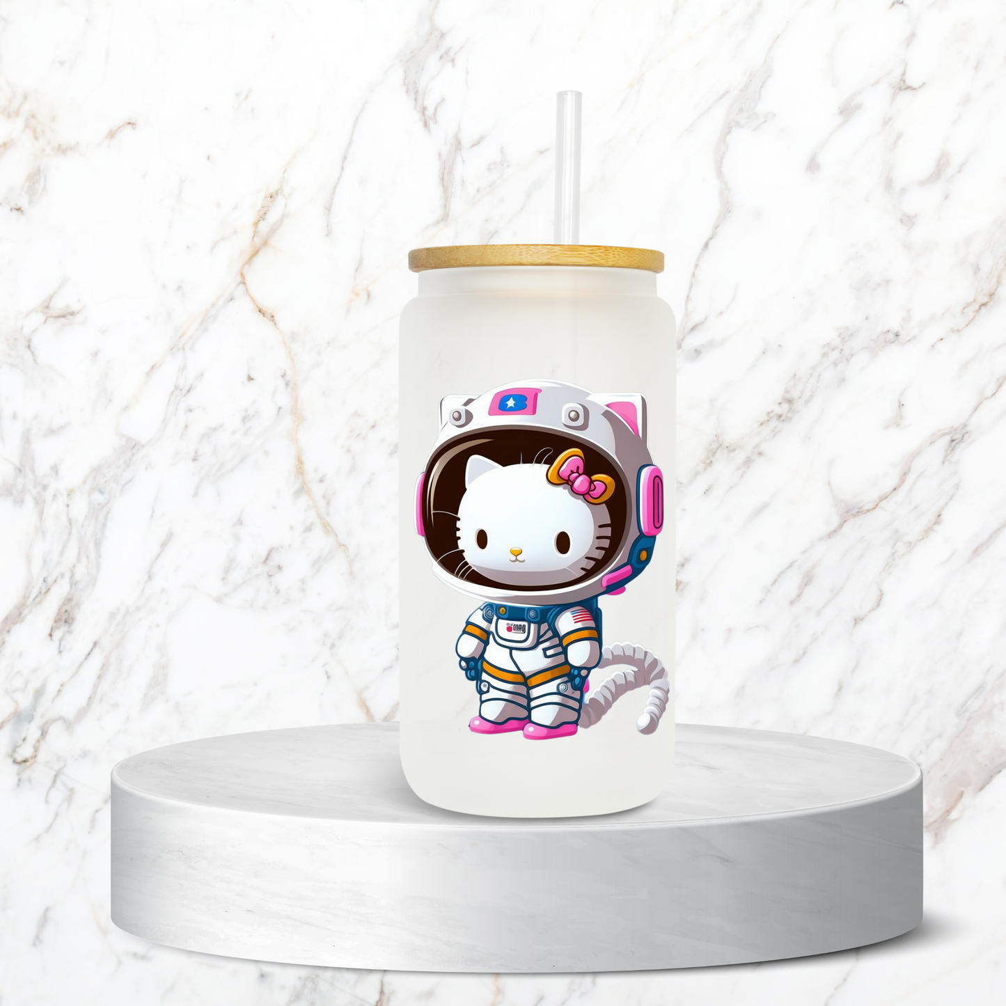 Kitty Astronauta - UV DTF Decal