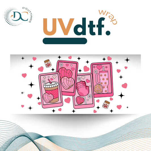 Cafecito y Chisme Cards - UV DTF Wrap