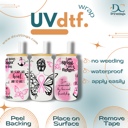 My Scars Will Heal - UV DTF Wrap