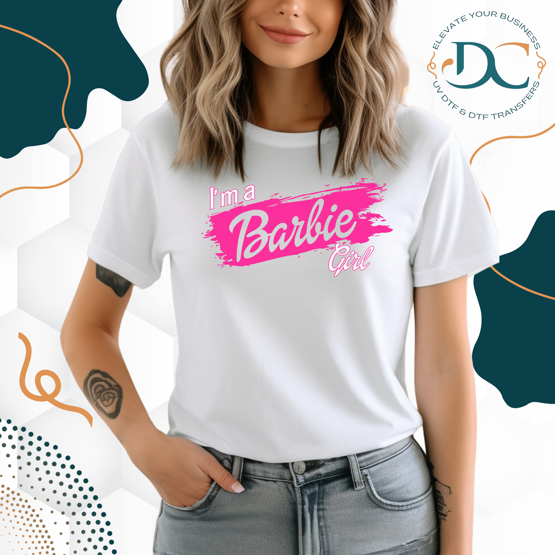 Barbie Girl - DTF Apparel Transfer