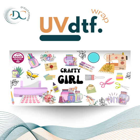 Crafty Girl  - UV DTF Wrap