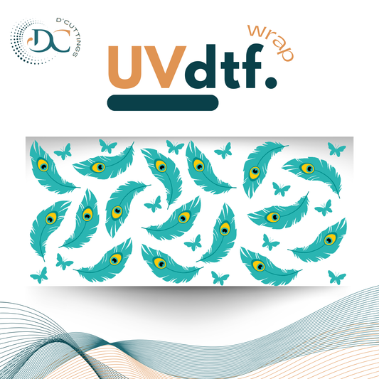 Feathers - UV DTF Wrap