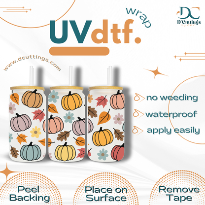 Pumpkins - UV DTF Wrap