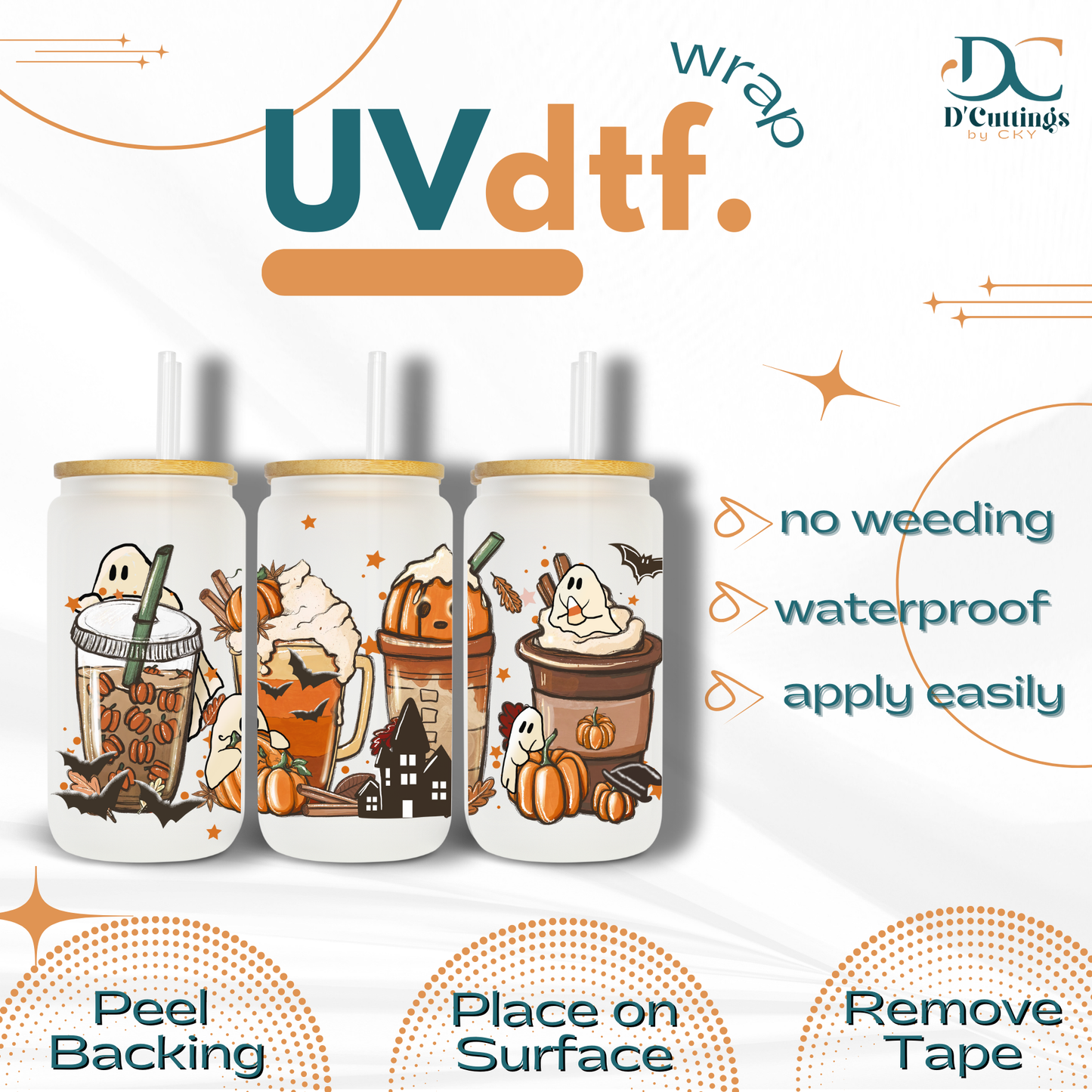 Halloween Coffee - UV DTF Wrap