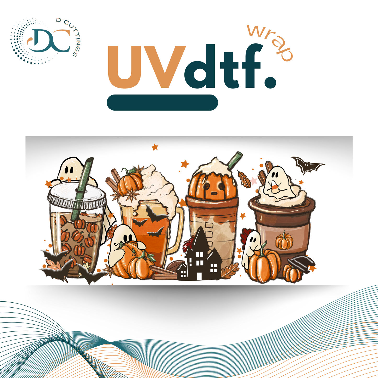 Halloween Coffee - UV DTF Wrap