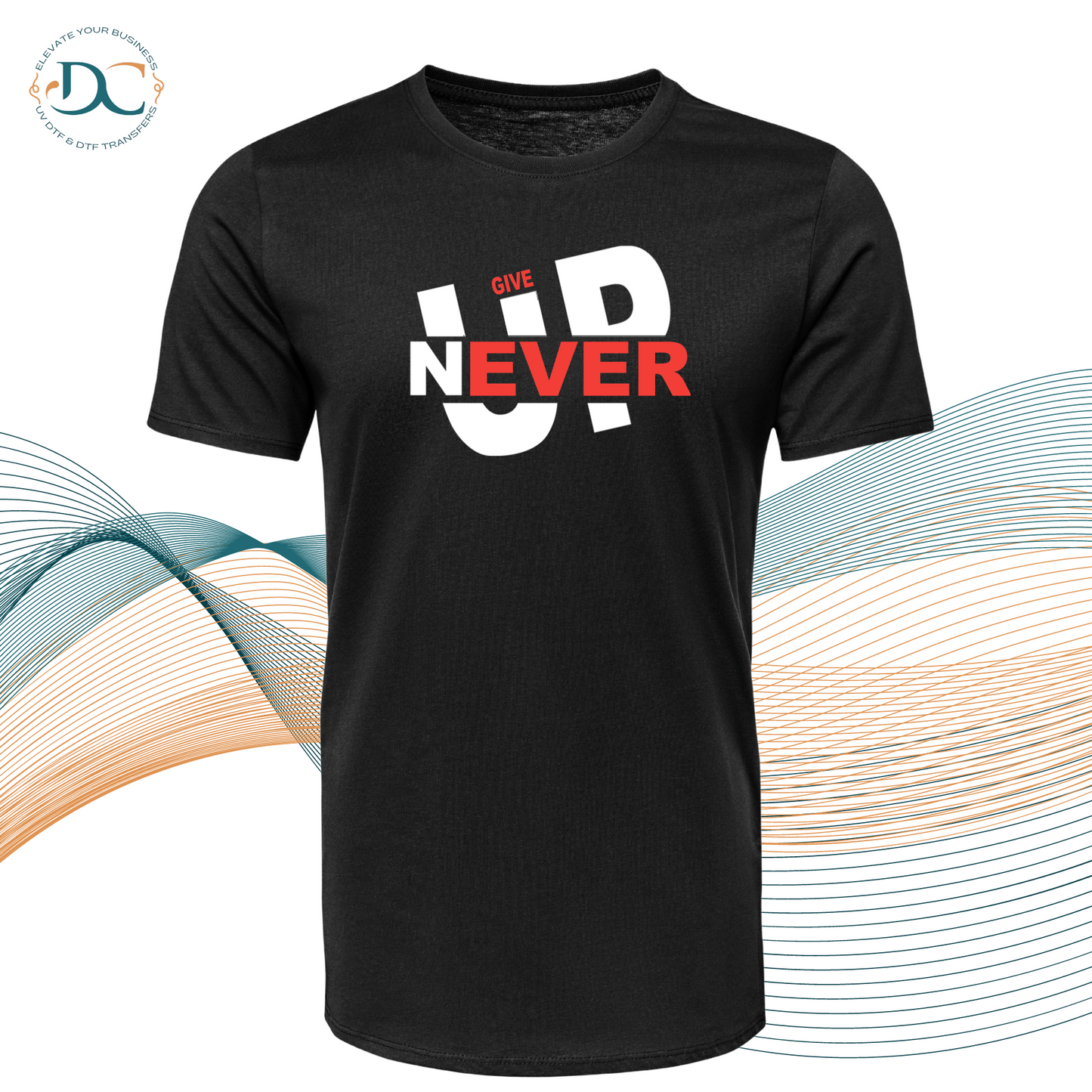 Never Give Up RED T-shirt