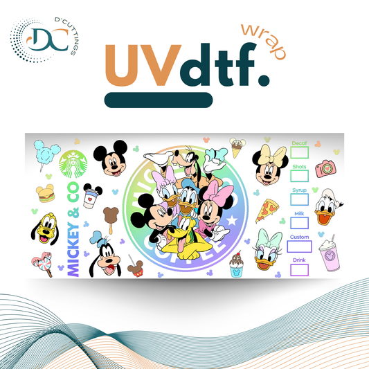 Mky & Friends - UV DTF Wrap