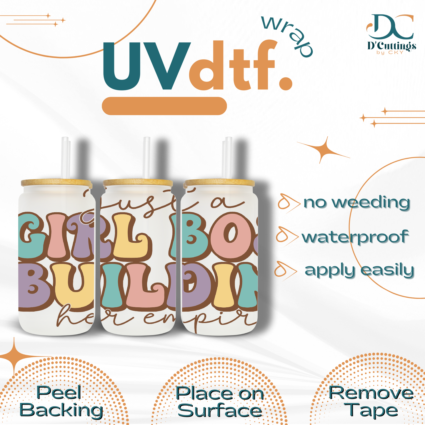 Girl Boss- UV DTF Wrap