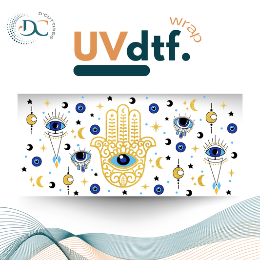 Evil Eye Hand - UV DTF Wrap