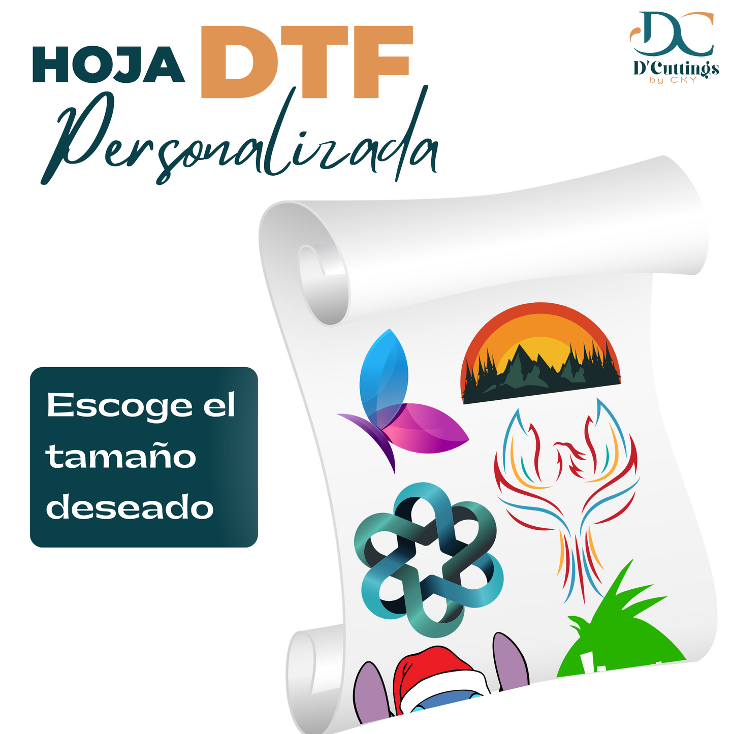 Hoja de DTF Personalizada