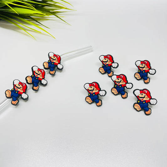 Mario Straw Charm