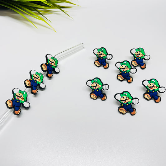 Luigi Straw Charm